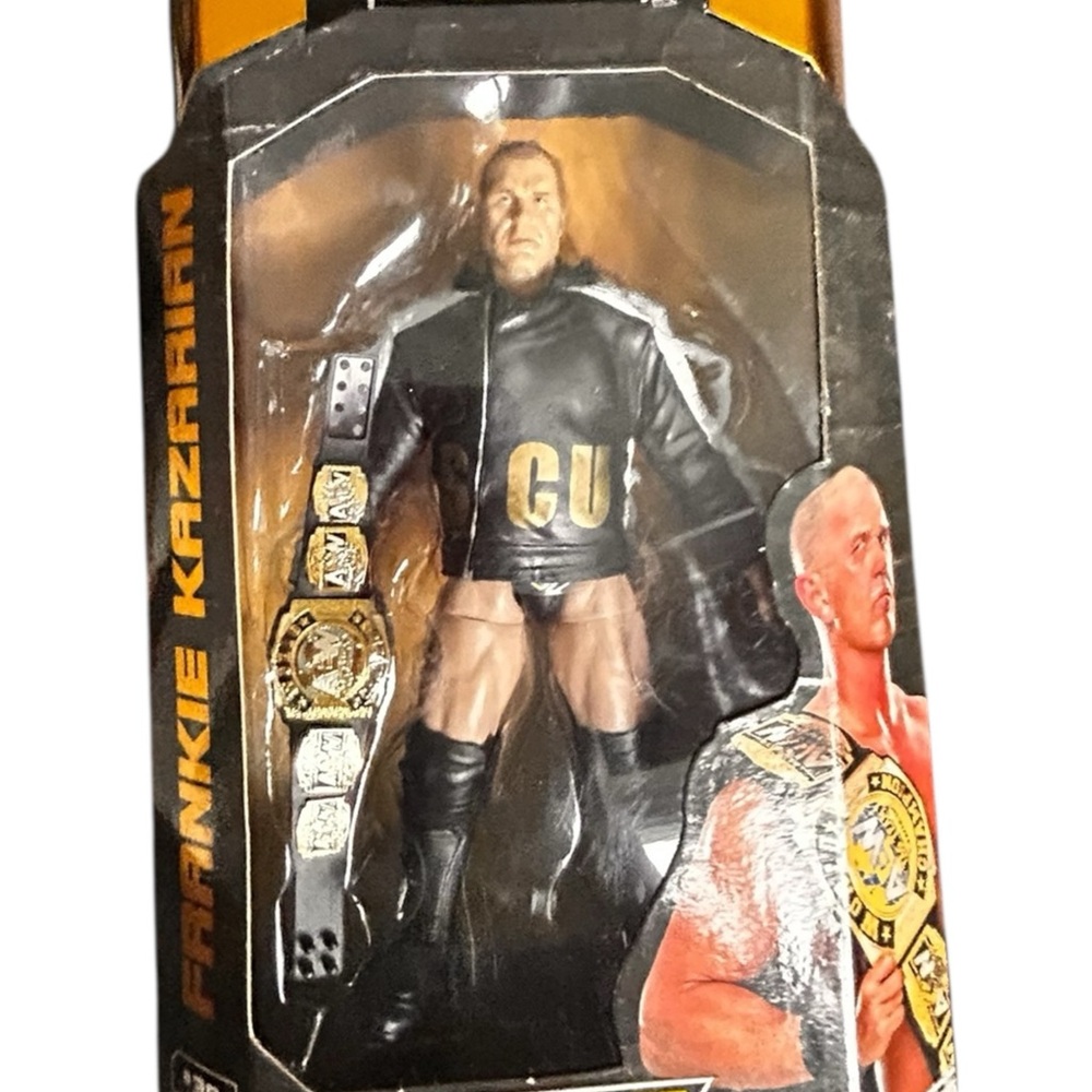 Wrestling Action Figure with Championship Belt AEW WWE Series 5 Frankie Kazarian